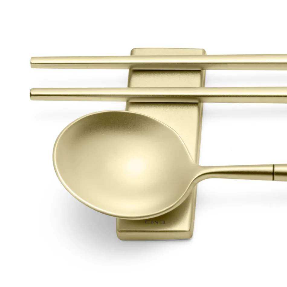 Sada sestávající z lžičky na ovoce, hůlek a příborů - Osaka Viadurini