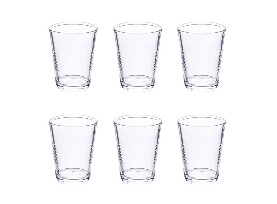 Sada 12 sklenic na vodu 270 ml ve sklenici Crafted Glass - Cup Viadurini