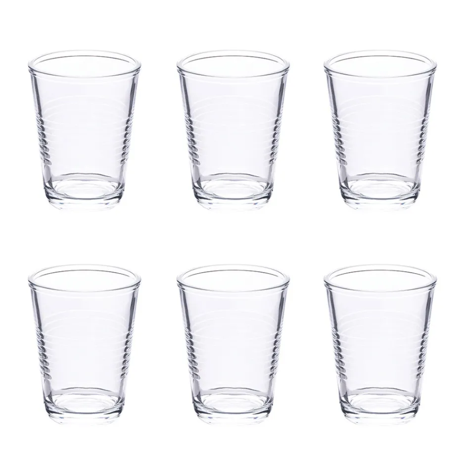 Sada 12 sklenic na vodu 270 ml ve sklenici Crafted Glass - Cup Viadurini