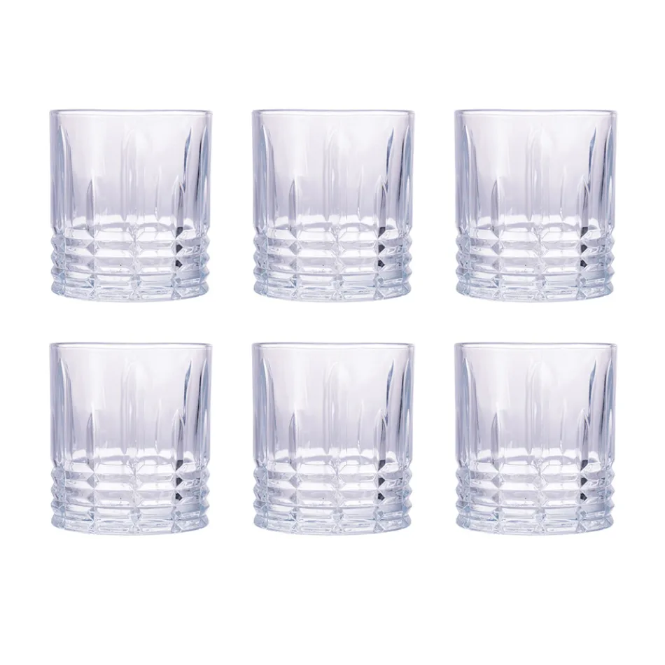 Sada 12 sklenic na vodu 320 ml v Crafted Glass - Cup Viadurini