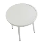 Sada 2 křesel s hliníkovým stolkem v různých povrchových úpravách - Souvenir Viadurini