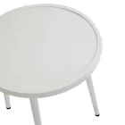 Sada 2 křesel s hliníkovým stolkem v různých povrchových úpravách - Souvenir Viadurini