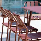 Sada 2 zahradních židlí vyrobených výhradně z hliníku - Resplendent Viadurini