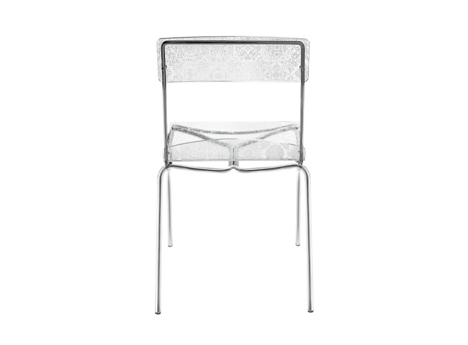 Sada 2 stohovatelných plexisklových židlí Made in Italy - Nala Viadurini