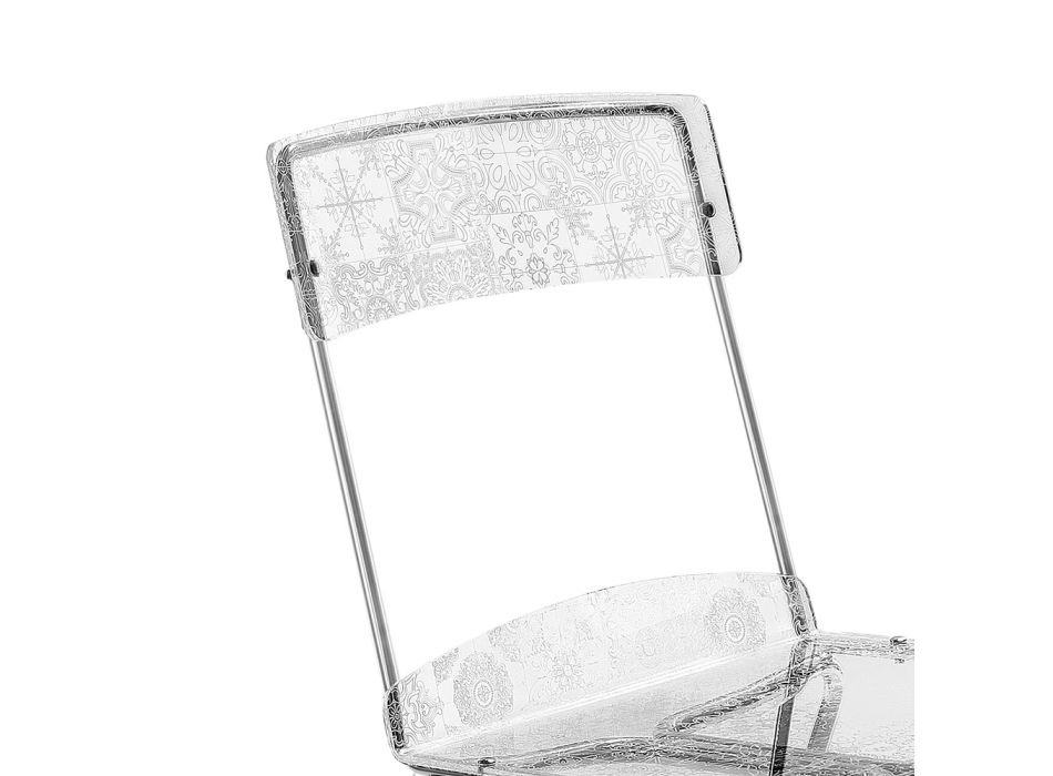 Sada 2 stohovatelných plexisklových židlí Made in Italy - Nala Viadurini