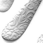 Sada 24 příborů z leštěné oceli s rytinou Made in Italy - Nara Viadurini