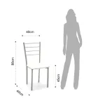 Sada 4 židlí s kovovou konstrukcí v šedé barvě - Galletto Viadurini