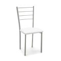 Sada 4 židlí s kovovou konstrukcí v šedé barvě - Galletto
