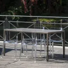 Sada 4 venkovních a vnitřních židlí z polypropylenu různých barev - Vestavěné Viadurini