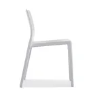 Sada 4 venkovních a vnitřních židlí z polypropylenu různých barev - Vestavěné Viadurini