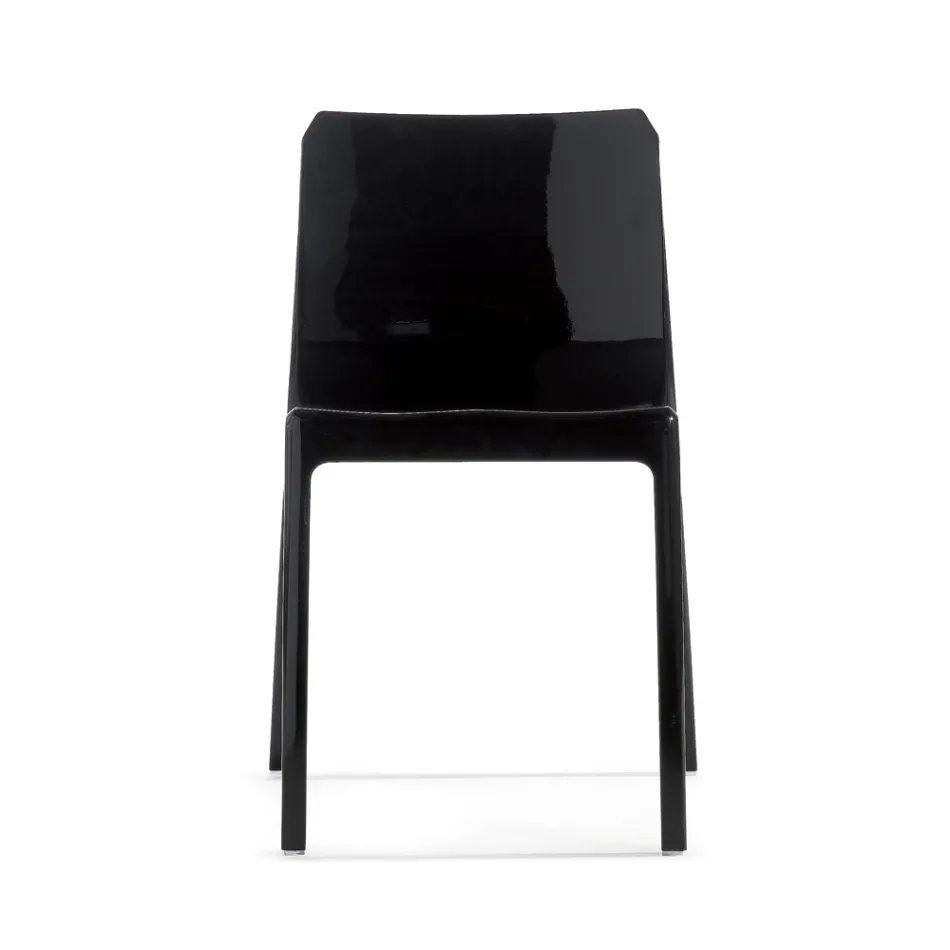 Sada 4 venkovních a vnitřních židlí z polypropylenu různých barev - Vestavěné Viadurini