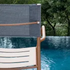 Sada 4 židlí z pozinkovaného kovu a batylinu - Prestigio Viadurini