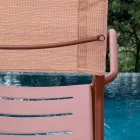 Sada 4 židlí z pozinkovaného kovu a batylinu - Prestigio Viadurini