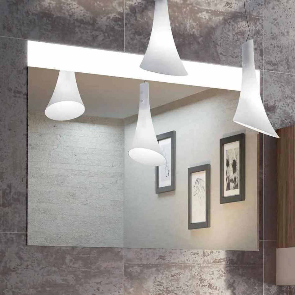 Dřevěný nábytek design závěs koupelna soubor vyrobený v Itálii Cesena Viadurini