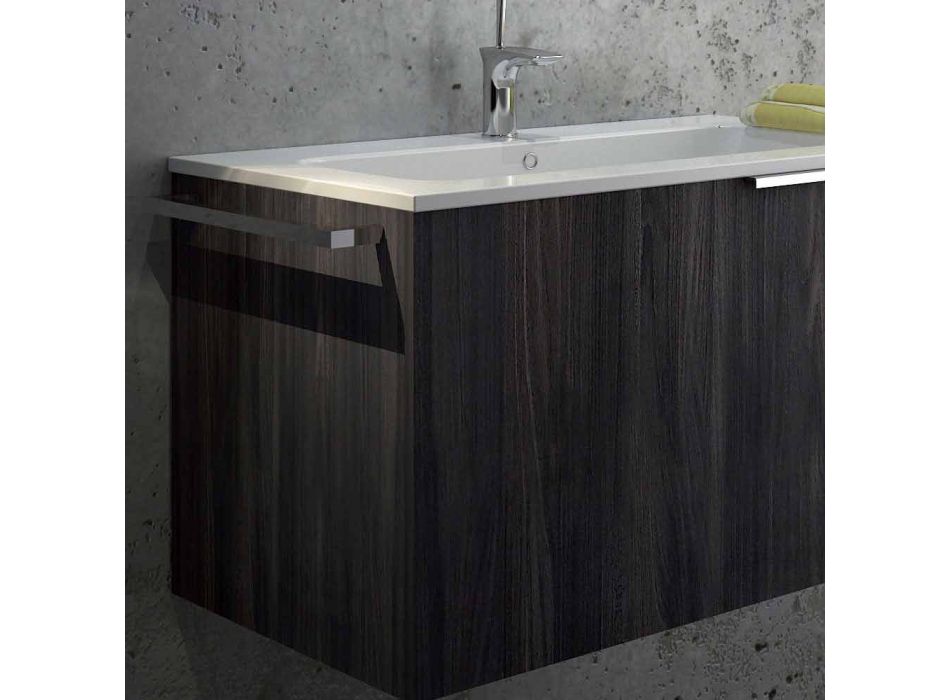 Dřevěný set designový nábytek koupelnový nábytek vyrobený v Itálii Sad Viadurini