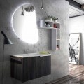 Závěsná koupelnová nástěnná kompozice vyrobená v Itálii, Sad
