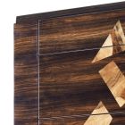 Grano Zarafa designové dřevěné lůžko z ebenového dřeva vyrobené v Itálii Viadurini