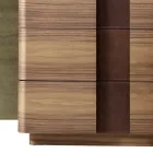 Moderní masivní dřevěné postele Grilli York vyrobené v Itálii Viadurini