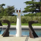 Barevná vysoká stolička Slide Koncord moderní design vyrobený v Itálii Viadurini