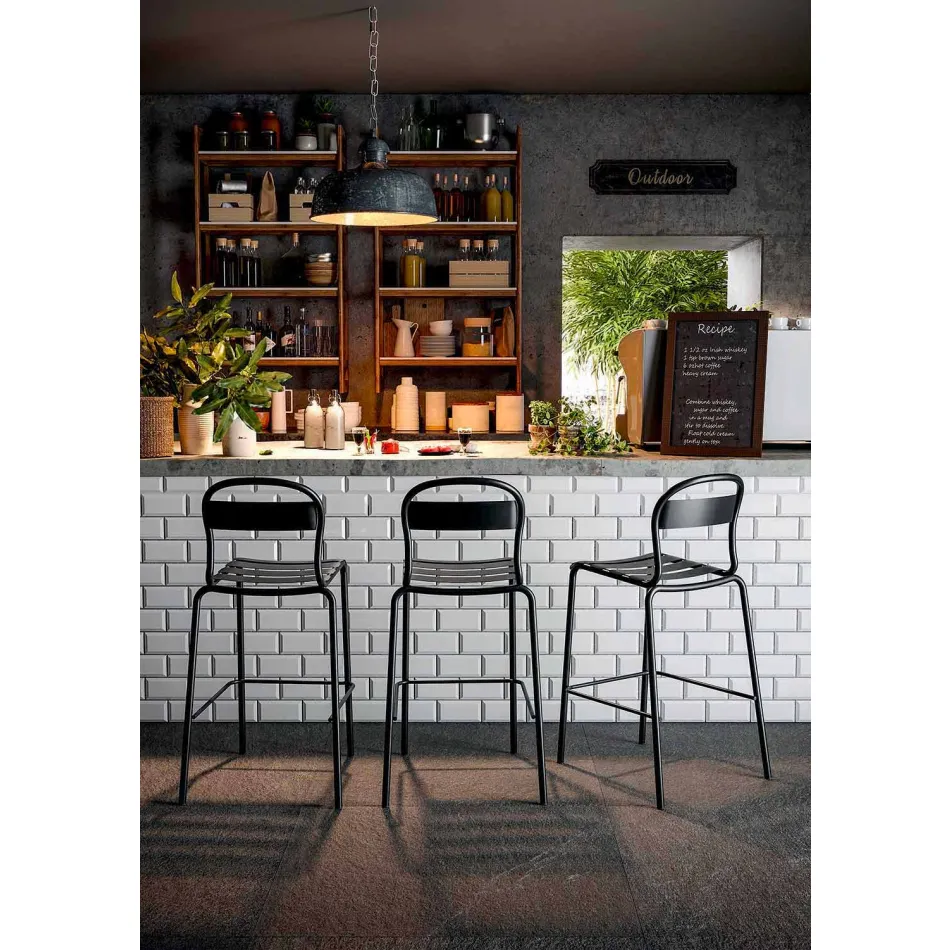 Vysoce stohovatelná venkovní stolička vyrobená v Itálii, 2 kusy - Trixie Viadurini