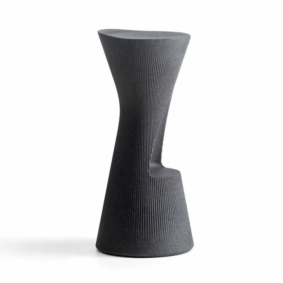 Vysoká zahradní stolička z barevného polyethylenu vyrobená v Itálii - Desmond Viadurini