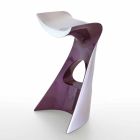 Moderní vysoká designová stolička z polyetylenu - Koncord Next Slide Viadurini