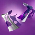 Moderní vysoká designová stolička z polyetylenu - Koncord Next Slide Viadurini