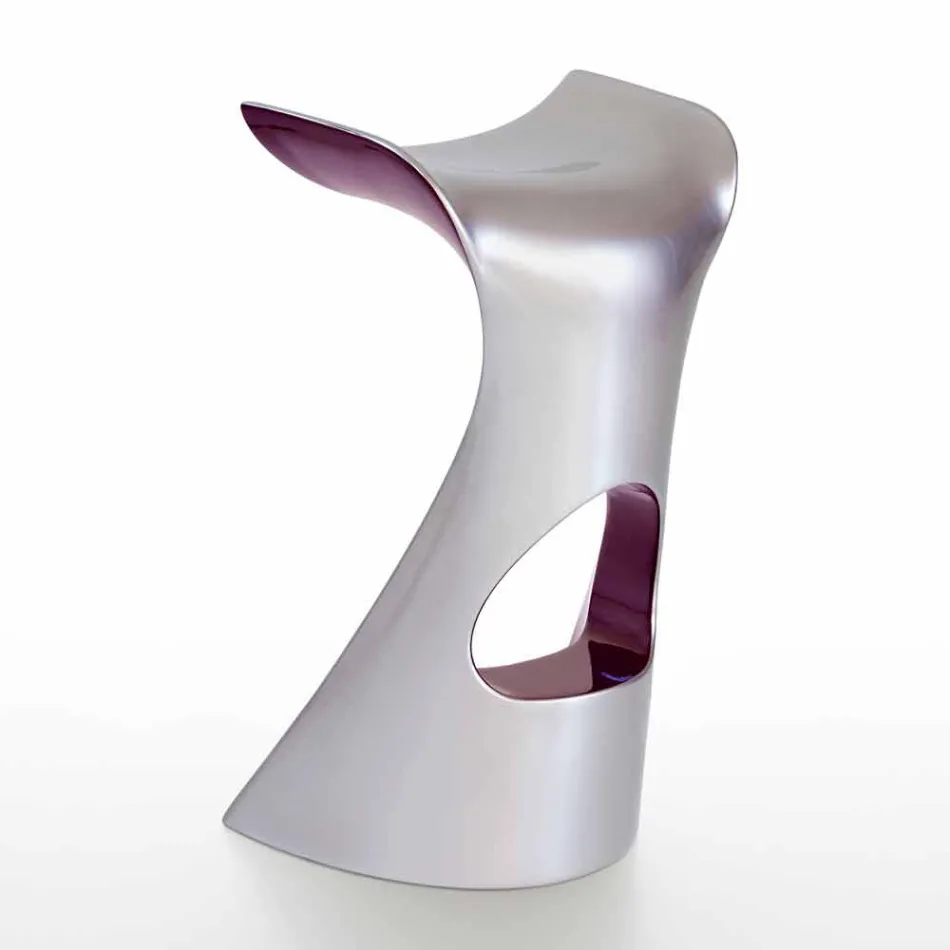 Moderní vysoká designová stolička z polyetylenu - Koncord Next Slide Viadurini