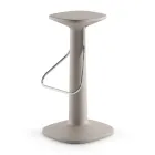 Vysoce designová stolička z polyetylenu a nerezové oceli Made in Italy - Pito Viadurini