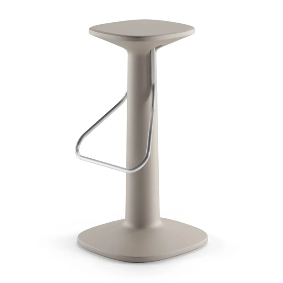 Vysoce designová stolička z polyetylenu a nerezové oceli Made in Italy - Pito Viadurini