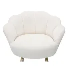 Vysoká stolička ve zlaté žehličce se sedadlem potaženým sametem - Annina Viadurini