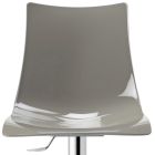 Otočná barová židle z polykarbonátu a oceli Made in Italy - Fedora Viadurini