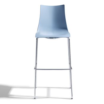 Barová židle z barevného technopolymeru Made in Italy 2 kusy - Fedora