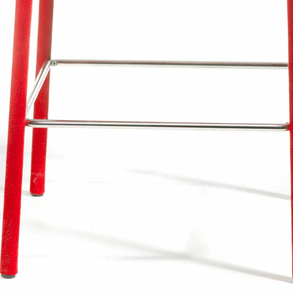 Moderní designová barová stolička Amos, ručně vyráběná v Itálii Viadurini