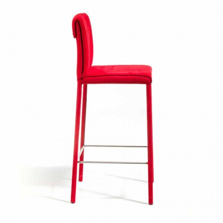 Moderní designová barová stolička Amos, ručně vyráběná v Itálii Viadurini