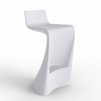 Moderní designová barová stolička Wing Vondom z polyethylenu