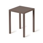 Nízká čtvercová ocelová venkovní stolička Made in Italy - Azul Viadurini