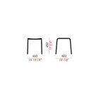 Nízká stolička ve venkovním lakovaném hliníku Vyrobeno v Itálii - Sondra Viadurini