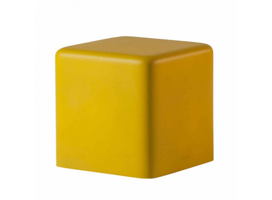 Kulatá měkká polyuretanová kostka Deska Soft Cube vyrobená v Itálii Viadurini