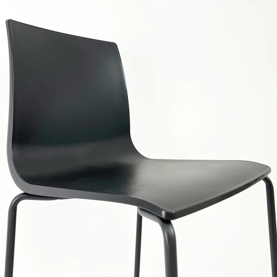 Kuchyňská stolička z oceli a technopolymeru Made in Italy 2 kusy - girlanda Viadurini