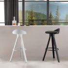 Kuchyňská stolička z lakovaného kovu a sedák z látky 2 kusy - Colossa Viadurini