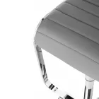 Barová židle ze syntetické kůže a kovu - Berchelio Viadurini