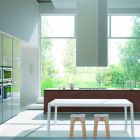 Kuchyňská stolička z masivního bukového dřeva s vysokým nebo nízkým designem - Cirico Viadurini