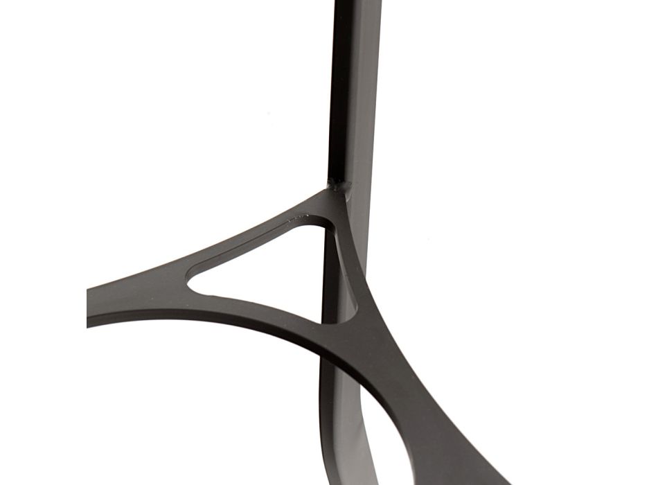 Nastavitelná matná kovová kovová kuchyňská stolička - Dorello Viadurini