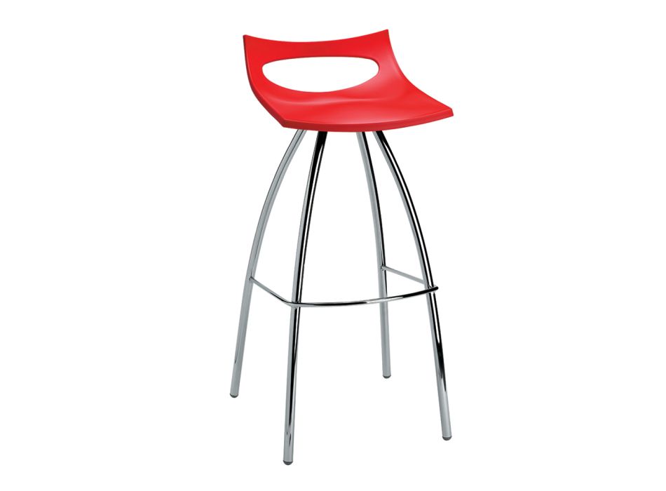 Kuchyňská stolička z technopolymeru Made in Italy 4 kusy - Asturio Viadurini