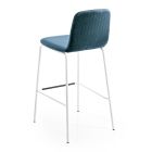 Kuchyňská stolička v barevném sametu v moderním a elegantním designu - Bizet Viadurini