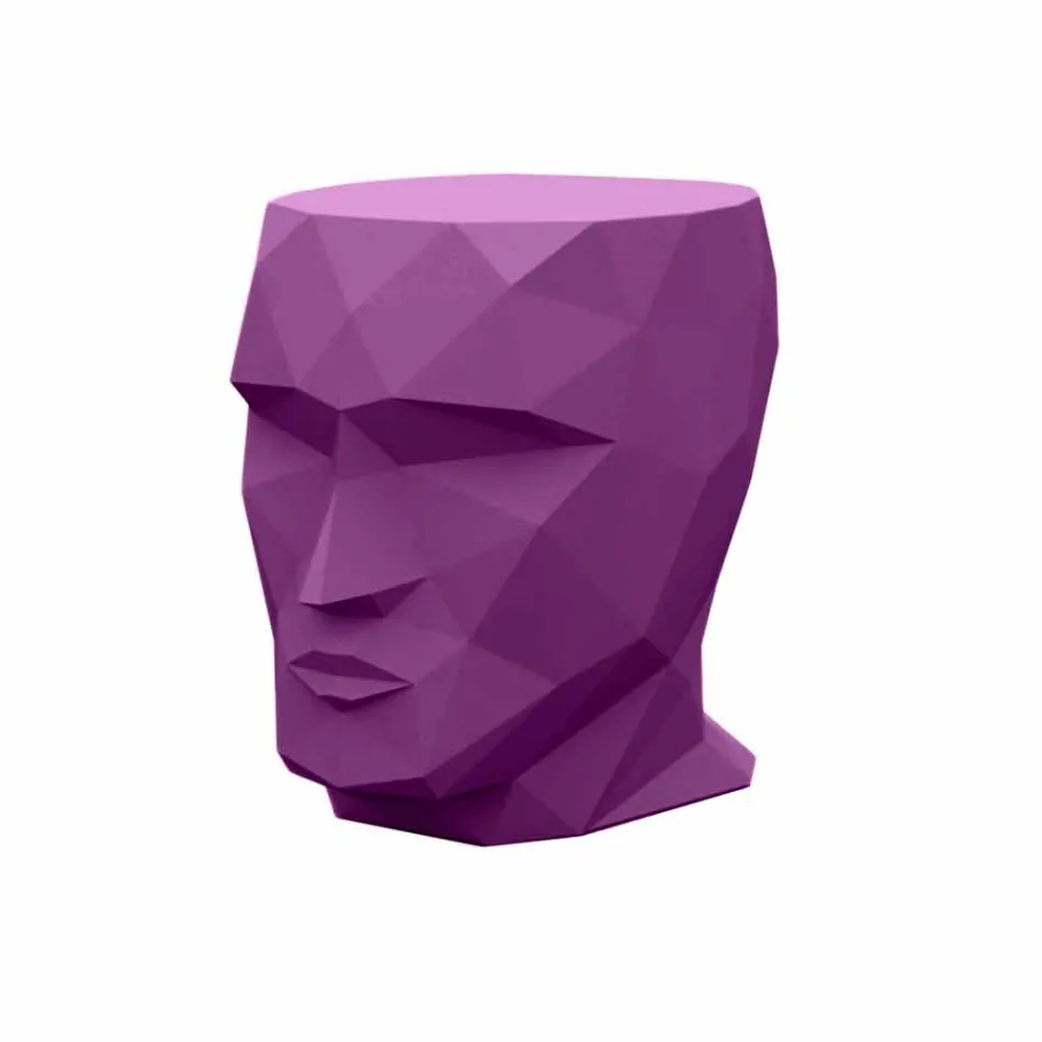 Venkovní stolička ve tvaru obličeje v moderním designu Adana od Vondom Viadurini