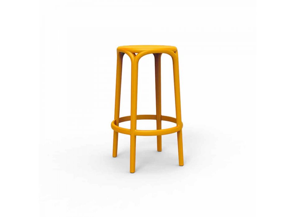 Venkovní stolička Brooklyn by Vondom z polypropylenu, H 76 cm Viadurini