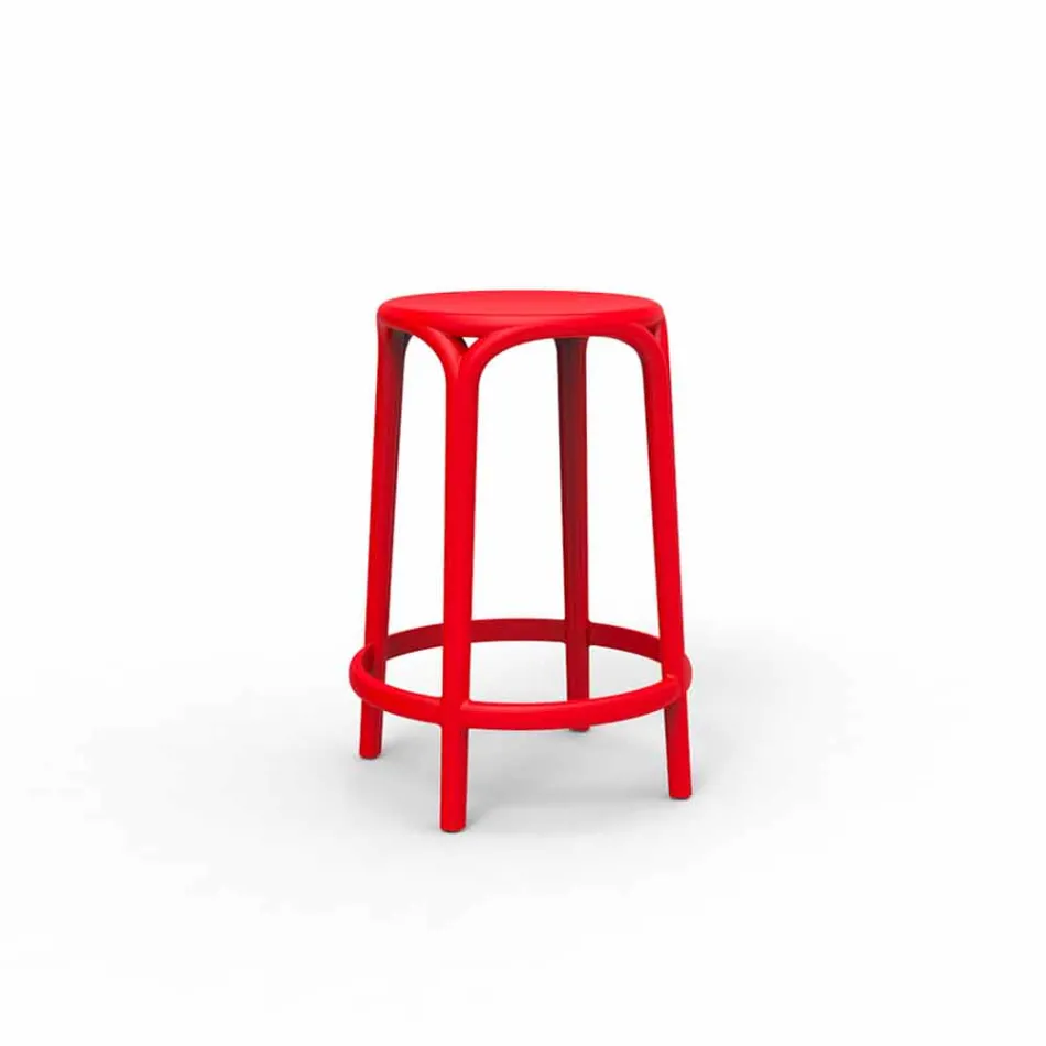 Brooklyn Vondom venkovní stolička H 66 cm, z polypropylenu Viadurini