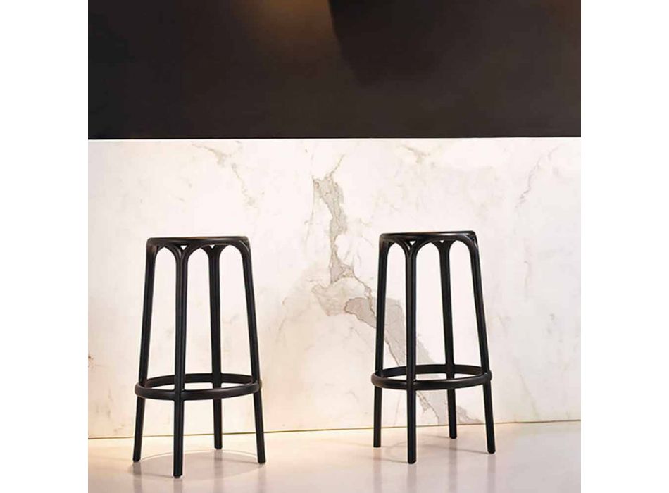 Brooklyn Vondom venkovní stolička H 66 cm, z polypropylenu Viadurini